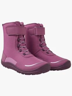 Børn Reima Støvler & Vinterstøvler-tec Barefoot Jr Talvella Vinterstøvler, Red Violet