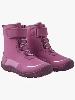 Barfodssko|Reima tec Barefoot Talvella Vinterstøvler, Red Violet Lilla