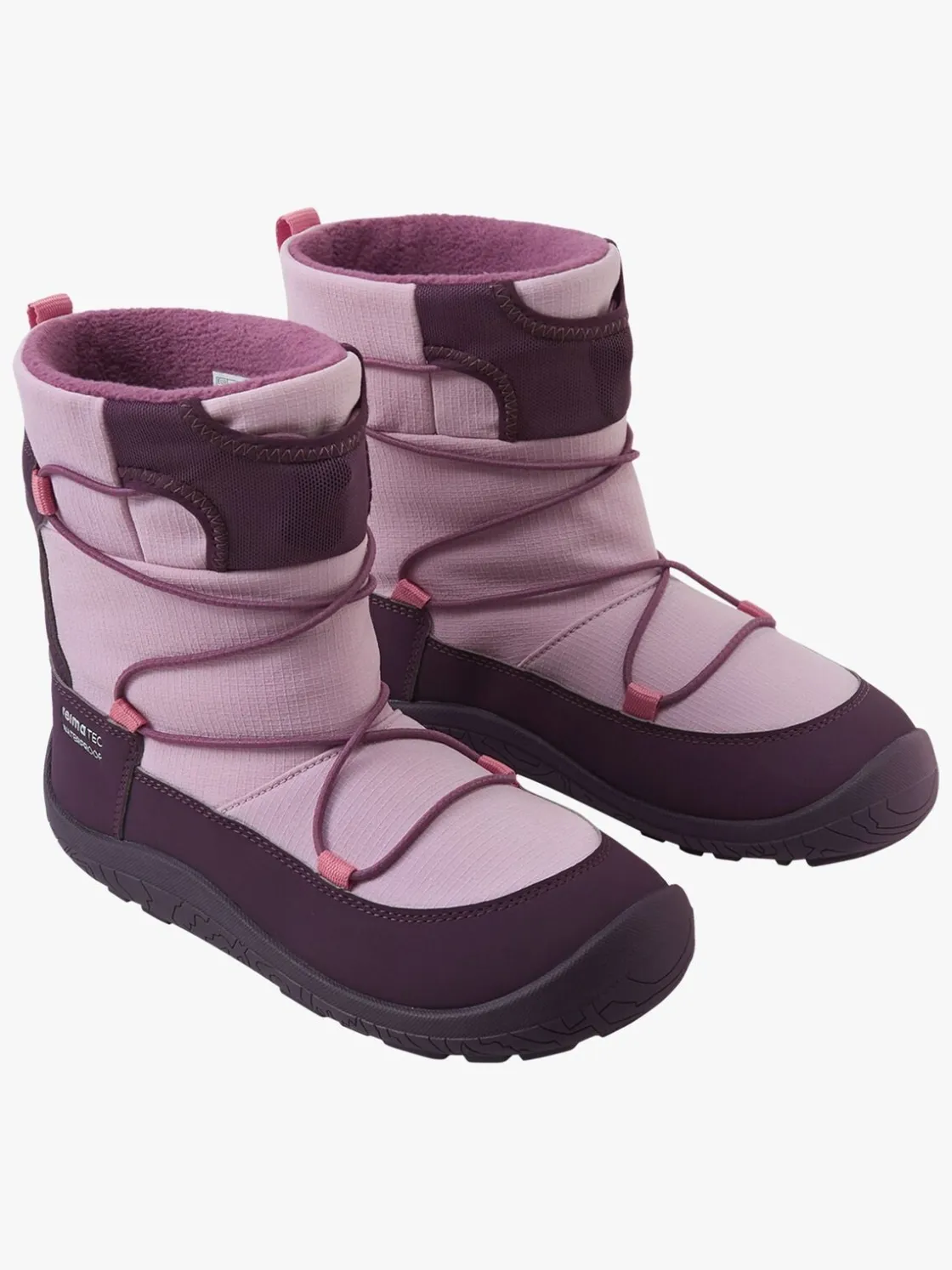 Støvler & Vinterstøvler|Barfodssko|Reima tec Ensilumi Barefoot Jr Vinterstøvler, Deep Purple Lilla