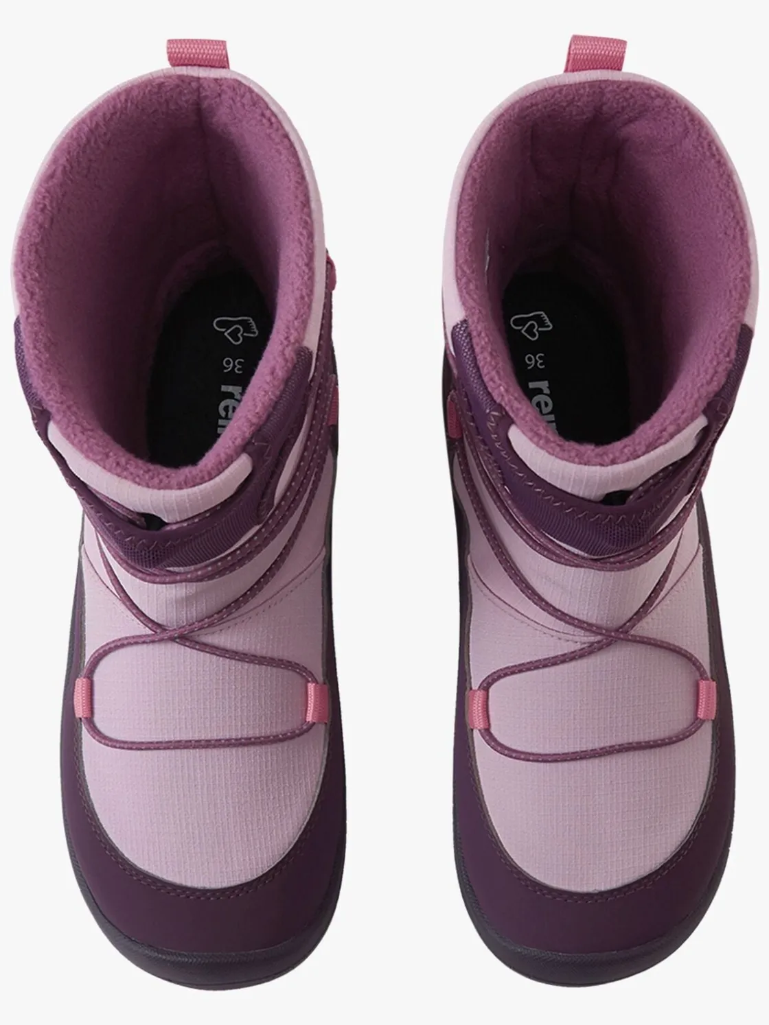 Støvler & Vinterstøvler|Barfodssko|Reima tec Ensilumi Barefoot Jr Vinterstøvler, Deep Purple Lilla