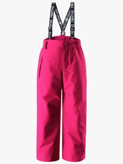 Børn Reima Termotøj|Vintertøj-tec Loikka Overtræksbukser, Raspberry Pink