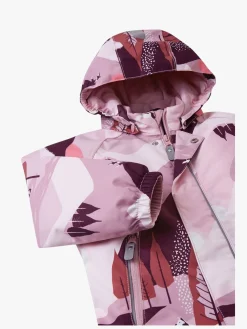 Flyverdragter|Overtøj|Reima tec Puhuri Flyverdragt, Grey Pink Lyserød