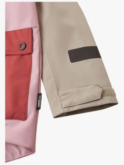 Overtøj|Reima tec Sysma Skaljakke, Grey Pink Lyserød