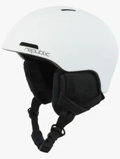 Vintersport|Republic R550 JR Skihjelm, Hvid