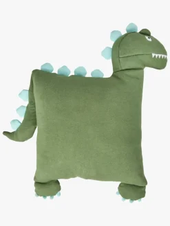 Børn Rice Interiør-Dinosaur Pude, Grøn