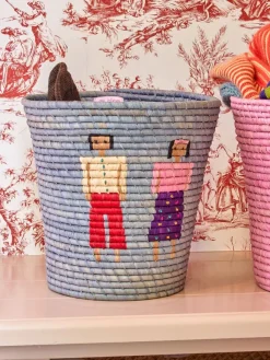 Opbevaring|Rice Opbevaringskurv, Blå Blå