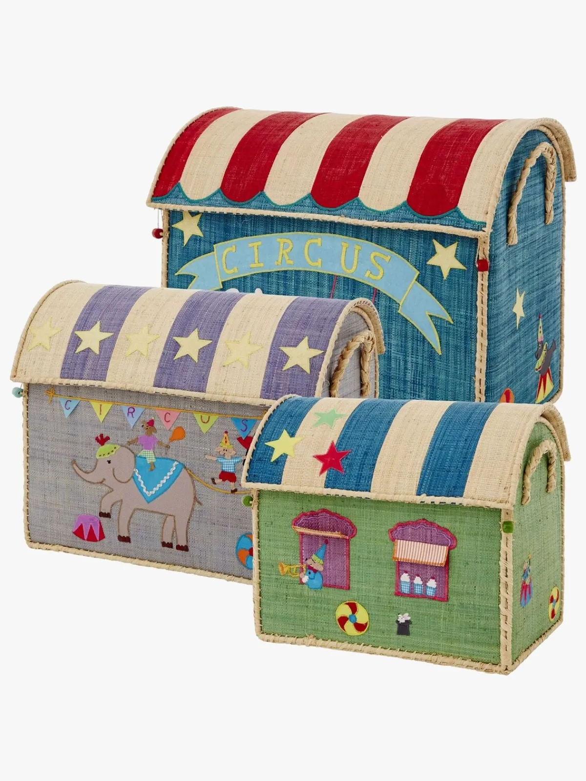 Børn Rice Opbevaring-Opbevaringskurve Cirkus 3-i-1