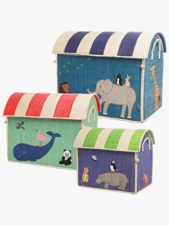 Opbevaring|Rice Opbevaringskurve Dyr 3-i-1, Multi Flerfarvet