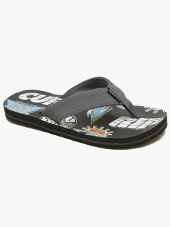 Børn RipCurl Sandaler & Klipklapper-Rip Curl Ripper Kids Klipklapper, Grey