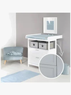 Pusleborde|Roba Hamburg Puslekommode inkl. Adapter, Taupe Grå