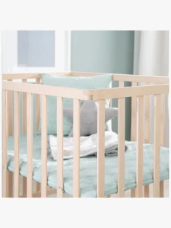 Sikkerhed|Roba Style Kravlegård med Hjul, Wood & Green