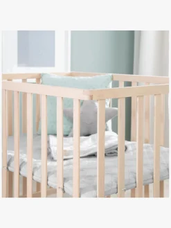 Sikkerhed|Roba Style Kravlegård med Hjul, Wood & Grey