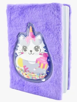 Kreativt Legetøj|Robetoy Notesbog Fluffy Cat A5 Lilla