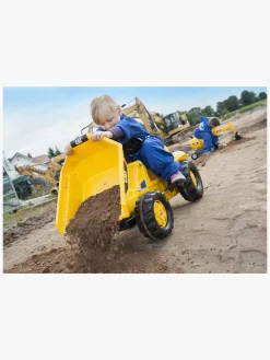 Pedal- & Gåbiler|RollyToys Rolly Toys CAT Traktor med Dumper