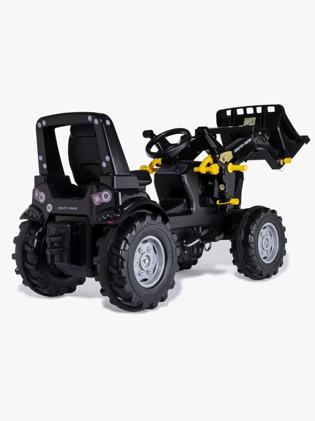 RollyToys Pedal- & Gåbiler-Rolly Toys Farmtrac Deutz Agrotron 8280 TTV Warrior Pedaltraktor, Sort