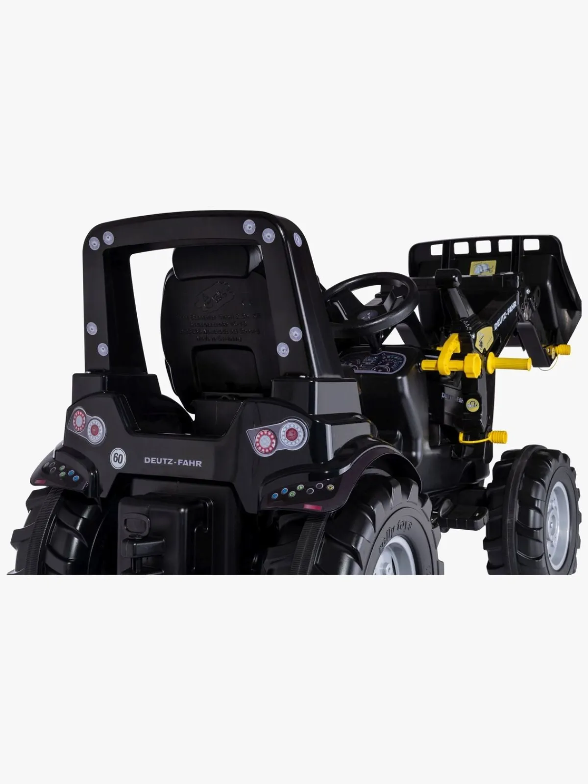 RollyToys Pedal- & Gåbiler-Rolly Toys Farmtrac Deutz Agrotron 8280 TTV Warrior Pedaltraktor, Sort