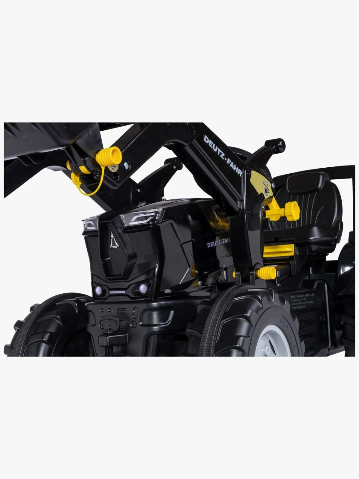 RollyToys Pedal- & Gåbiler-Rolly Toys Farmtrac Deutz Agrotron 8280 TTV Warrior Pedaltraktor, Sort