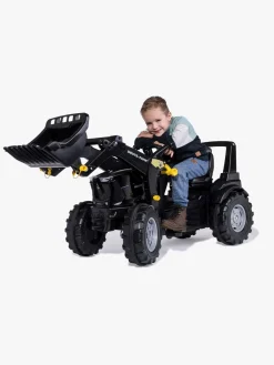RollyToys Pedal- & Gåbiler-Rolly Toys Farmtrac Deutz Agrotron 8280 TTV Warrior Pedaltraktor, Sort