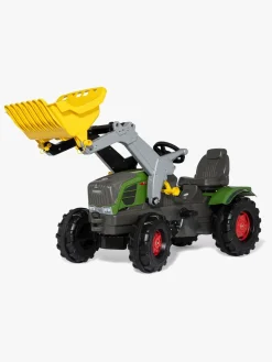 Pedal- & Gåbiler|RollyToys Rolly Toys Farmtrac Fendt 211 Vario Pedaltraktor, Sort