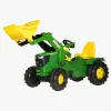 Pedal- & Gåbiler|RollyToys Rolly Toys Farmtrac John Deere Pedaltraktor med Graveskovl