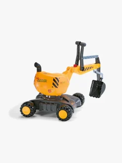 Pedal- & Gåbiler|RollyToys Rolly Toys John Deere Gravemaskine, Gul