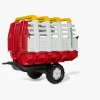 RollyToys Pedal- & Gåbiler-Høvogn Pöttinger, Rød