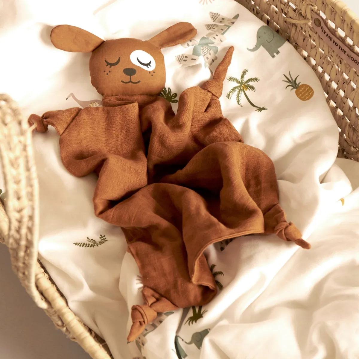 Stofbleer, Nusseklude & Babytæpper|Roommate Nusseklud Hund, Brown Brun