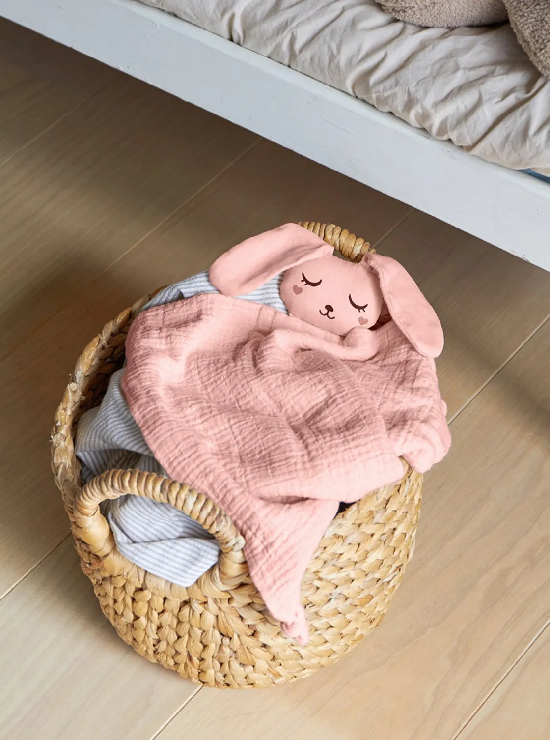 Stofbleer, Nusseklude & Babytæpper|Roommate Nusseklud Kanin, Pink Lyserød