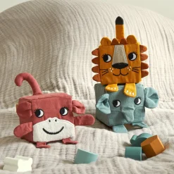 Roommate Babylegetøj-Soft Blocks Stablelegetøj, Multi