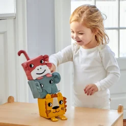 Roommate Babylegetøj-Soft Blocks Stablelegetøj, Multi