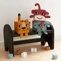 Roommate Babylegetøj-Soft Blocks Stablelegetøj, Multi