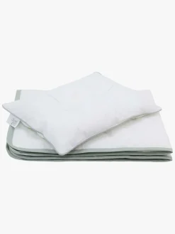 Børnesenge & Tilbehør|RttStart Rätt Start Dyne og Hovedpude Tremmeseng 100x130 Varmegrad 3 Hvid