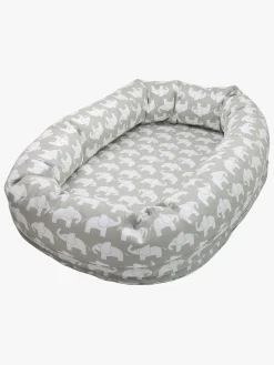 Børnesenge & Tilbehør|RttStart Rätt Start Elefant Babynest, Grå