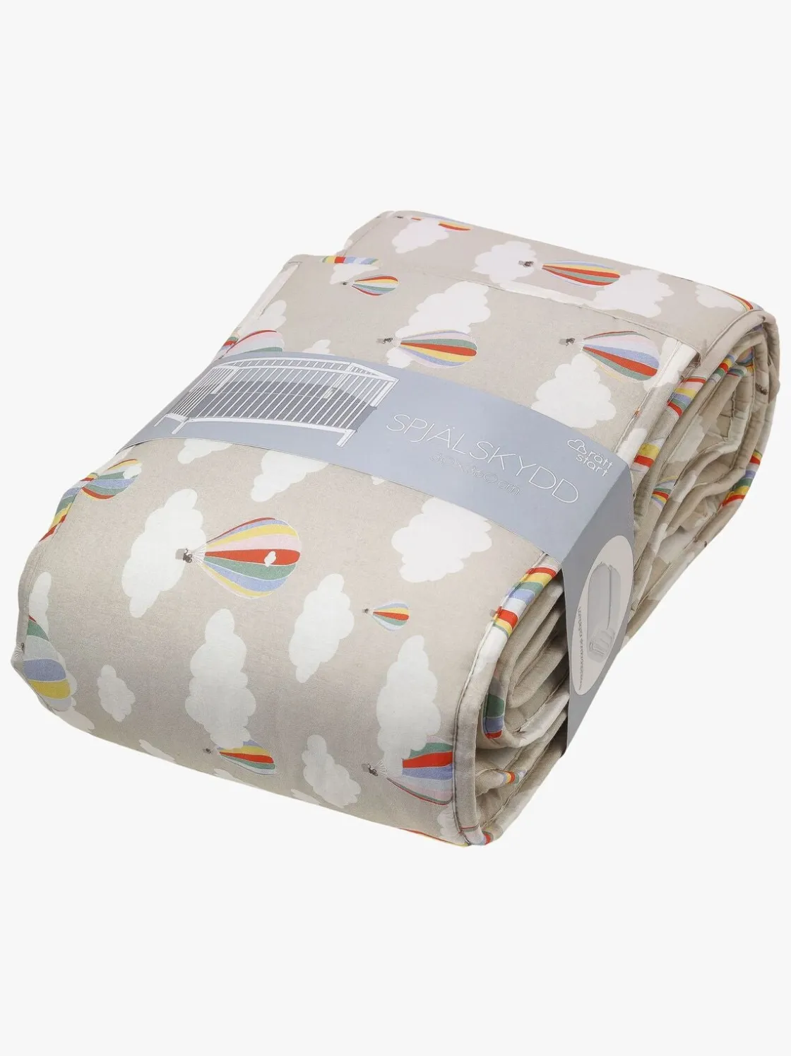 Sengetøj|RttStart Rätt Start Sengerand Luftballon 360, Greige