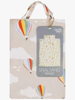 Sengetøj|RttStart Rätt Start Sengesæt Tremmeseng 100x130 Luftballon 3 Dele, Greige