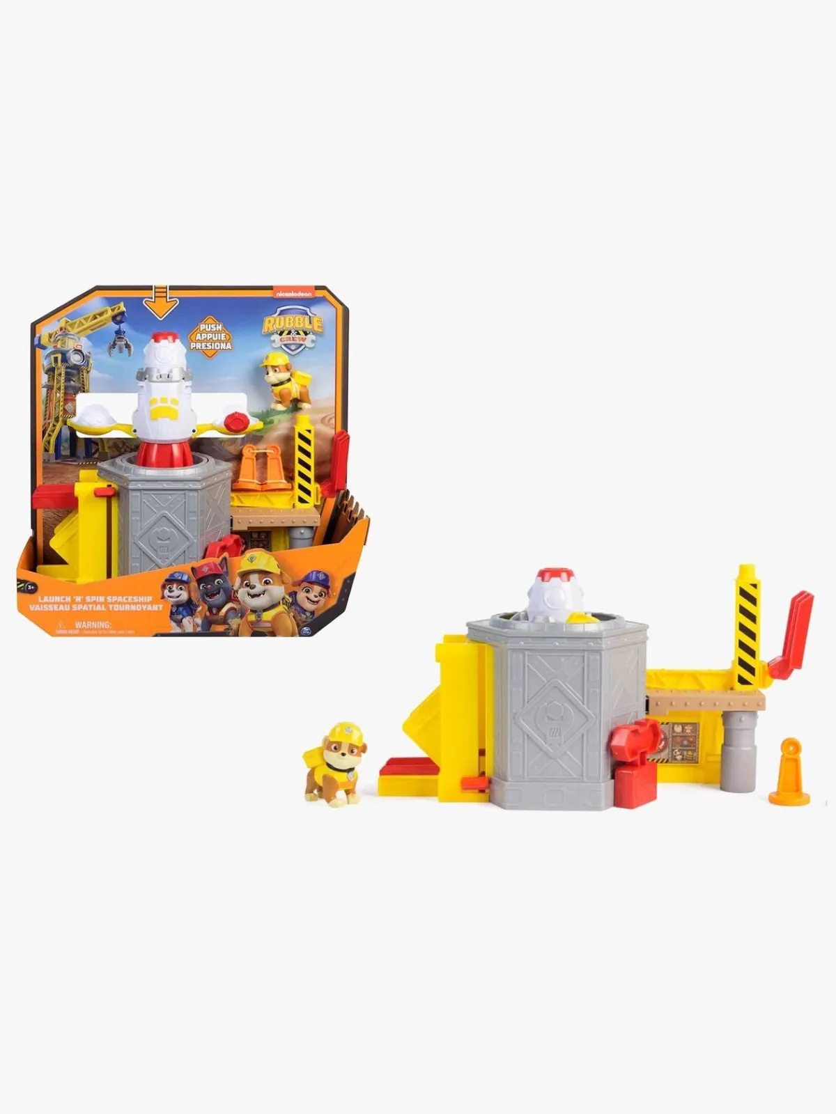 Legetøjsbiler & -Fartøjer|RubbleCrew Rubble & Crew Launch N Spin Rumskib