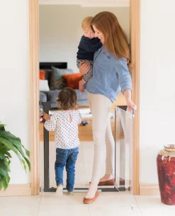 Sikkerhed|SafeandCare Safe & Care SafeGate Clear-view Pressure Fit Sikkerhedsgitter, Gennemsigtig