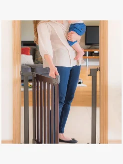 Sikkerhed|SafeandCare Safe & Care SafeGate Wood Pressure Fit Sikkerhedsgitter, Brun