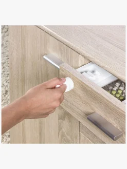 SafeandCare Sikkerhed-Safe & Care Selvklæbende Magnetisk Lås, Hvid