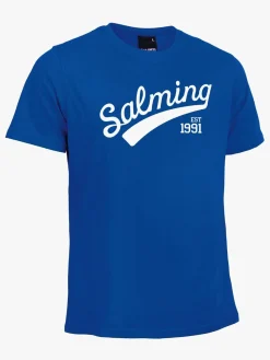 Sportstøj|Salming Logo Tee JR T-shirt, Royal Blue