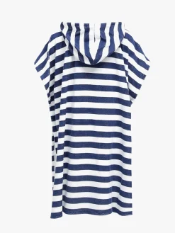 Børn Saltabad Uv & Strand-Apelviken Badeponcho, Navy White