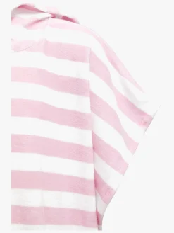 Børn Saltabad Uv & Strand-Apelviken Badeponcho, Pink White