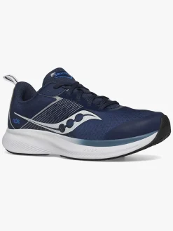 Børn Saucony Sneakers-Ride Kids Træningssko, Navy/Silver