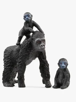 Schleich Legetøjsfigurer-42601 Dyresæt Gorillafamilie
