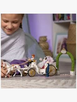 Schleich Legetøjsfigurer-42641 Horse Club Legesæt Bryllupsvogn