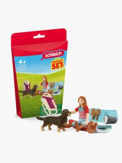 Schleich Legetøjsfigurer-42748 Pocket Set Legesæt Overnatning med Hannah