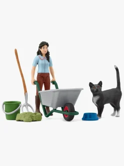 Schleich Legetøjsfigurer-42747 Pocket Set Muge Ud & Pleje Legesæt