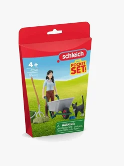 Schleich Legetøjsfigurer-42747 Pocket Set Muge Ud & Pleje Legesæt