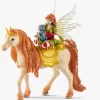 Schleich Legetøjsfigurer-Bayala 70567 Fairy Marween m. Glitrende Enhjørning