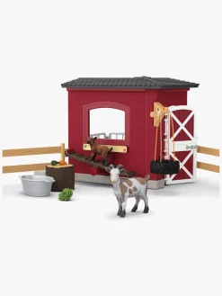 Legetøjsfigurer|Schleich Legesæt Gedestald